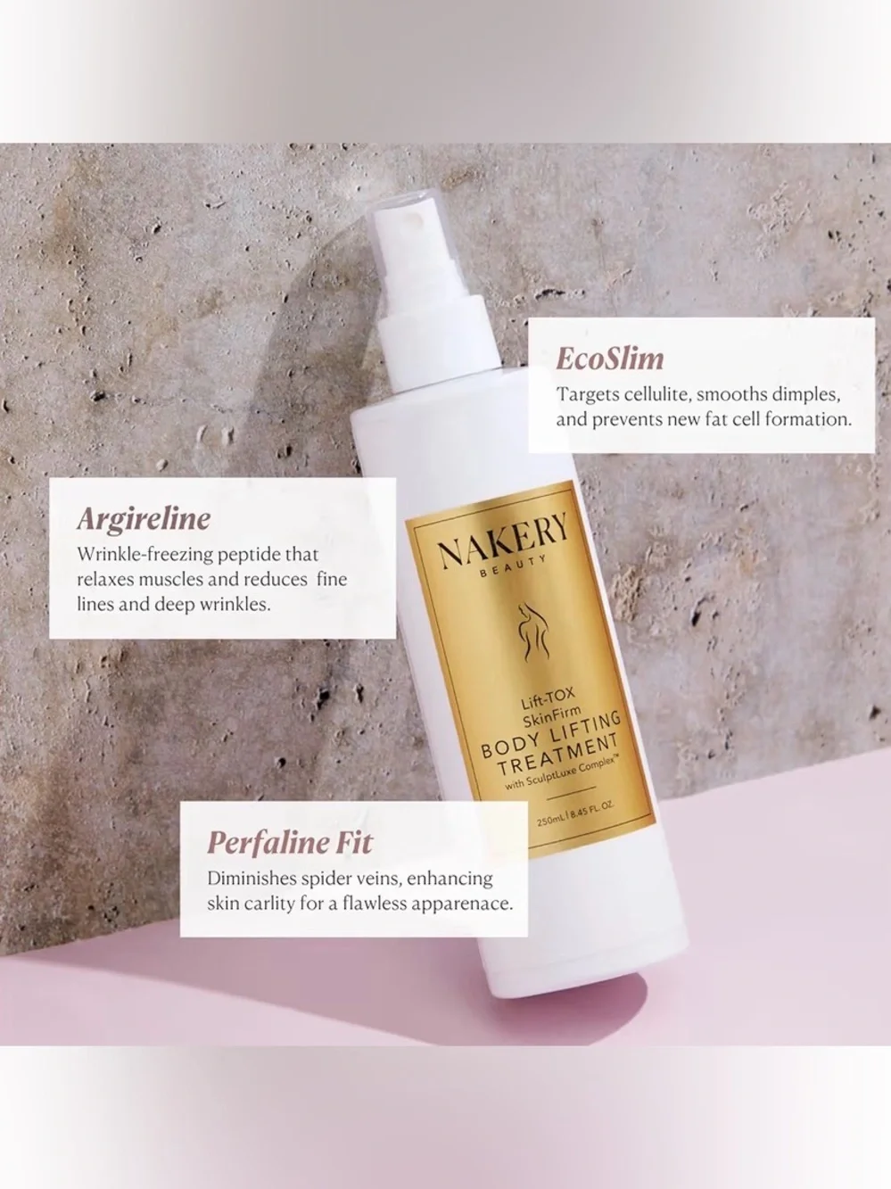 Nakery Beauty Lift-TOX SkinFirm Body Lifting Treatment 8.45 oz NIB Sealed
